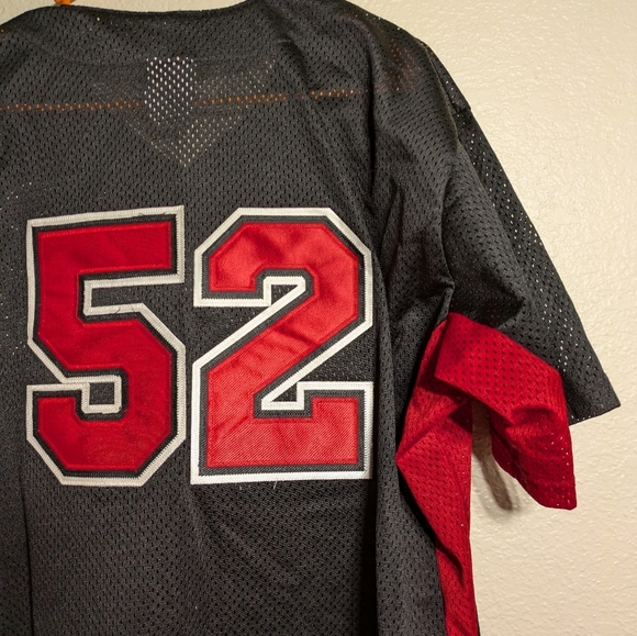 Rawlings Lugnuts Black and Red Jersey Size Xl Pre-owned - Picture 10 of 11